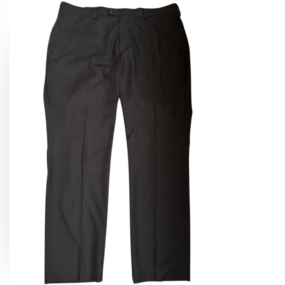 NORDSTROM RACK Suit Separates Black Suit Pants Size 40X32 Flat Front Business - Picture 7 of 11